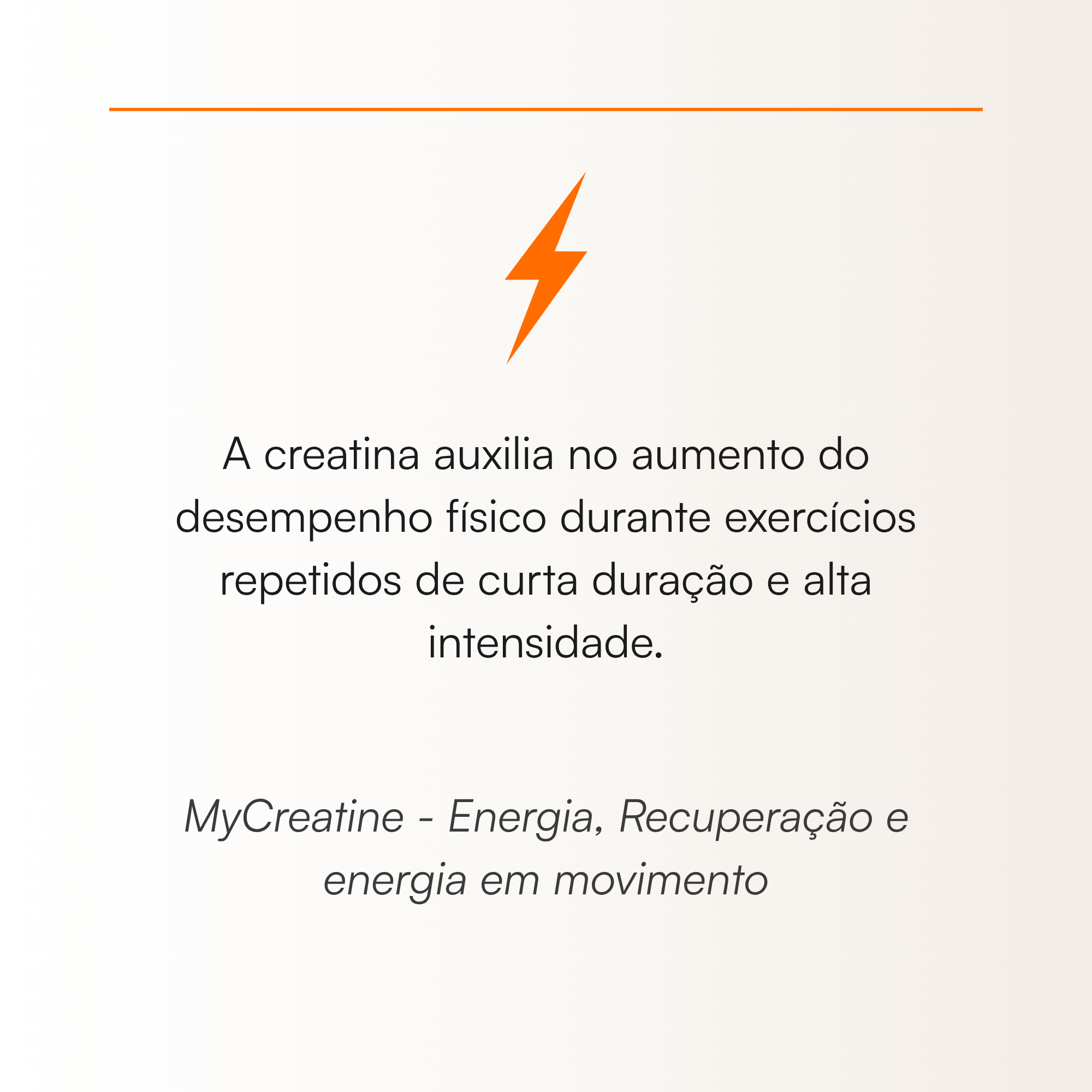 Creatina MyCreatine com BCAA + Glutamina | Força, Resistência e Recuperação 300g Sabor Tangerina