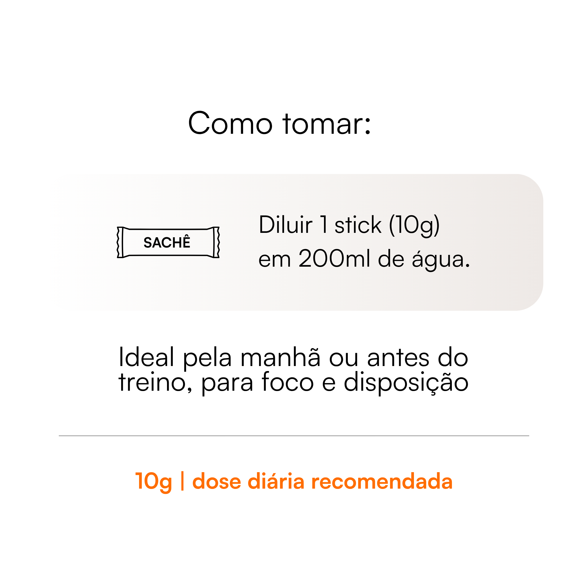 Creatina MyCreatine com Cafeína + Taurina | Sachê Individual Energia e Foco Sabor Laranja