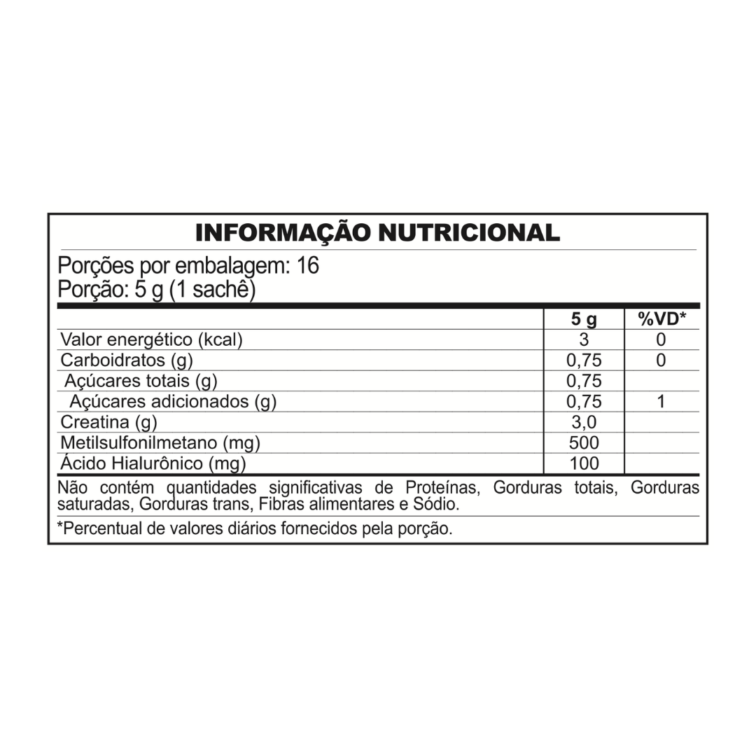 Beleza e Movimento · Sachê Individual · 16 unidades