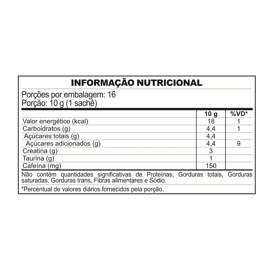 Energia e Foco · Sachê Individual · 16 unidades