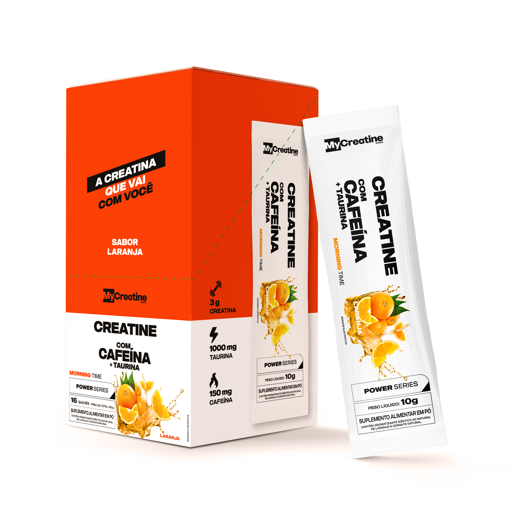 MyCreatine Energia & Foco – Sticks (16 Sachês)