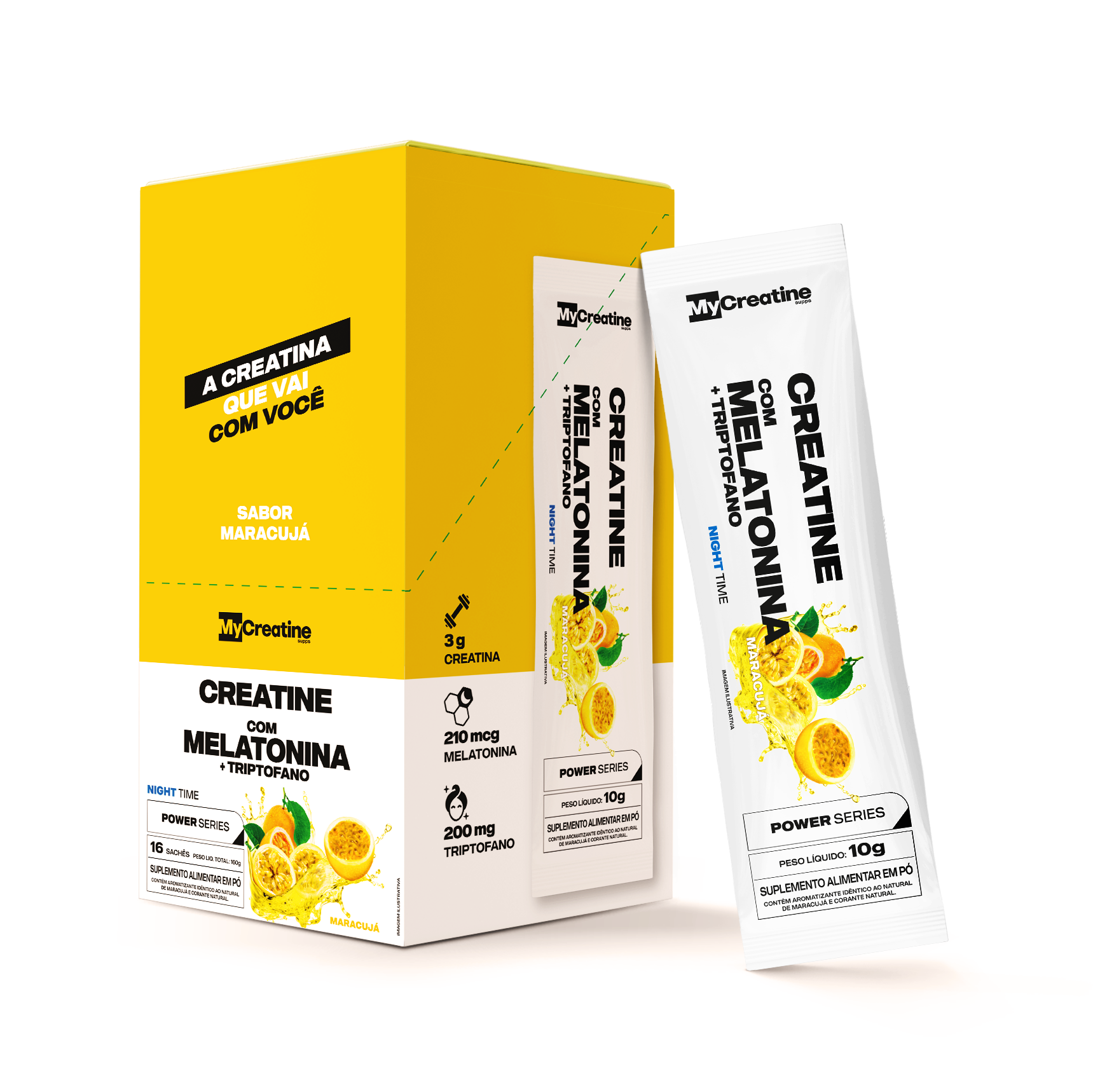 MyCreatine Sono & Recuperação – Sticks (16 Sachês)