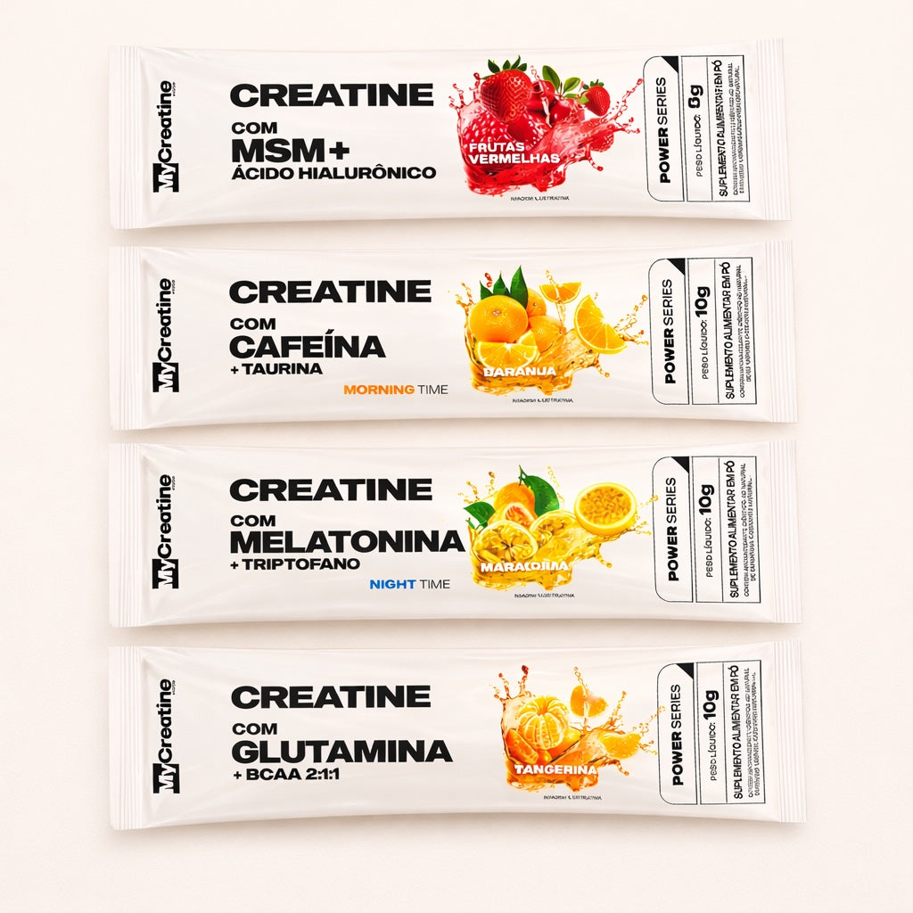Kit Degustação mycreatine (4 Sachês)   Grátis + Frete